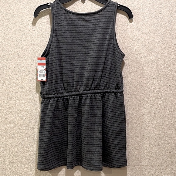 Inspirational Gray & Black Striped Tank Top - Picture 2 of 4
